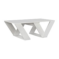 Τραπεζάκι σαλονιού Pipra Megapap χρώμα λευκό 110x60x40εκ.,Έπιπλα εσωτερικού χώρου > Τραπεζάκια σαλονιού