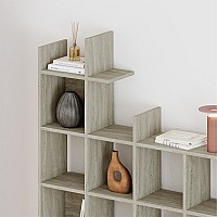 Βιβλιοθήκη Manco Megapap χρώμα travertine 122x25,5x188εκ.