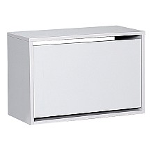 Παπουτσοθήκη Step Megapap 6 ζευγών σε χρώμα λευκό 60x30x42εκ. 