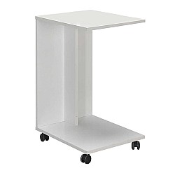 Βοηθητικό τραπέζι C-Shaped Megapap σε χρώμα λευκό 35x45x65εκ. Βοηθητικό τραπέζι C-Shaped Megapap σε χρώμα λευκό 35x45x65εκ.