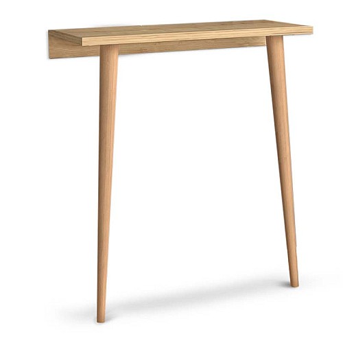 Κονσόλα Fiona Megapap από μελαμίνη χρώμα oak 60x22x76εκ.,Έπιπλα εσωτερικού χώρου > Κονσόλες,Έπιπλα εσωτερικού χώρου