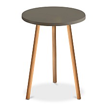 Βοηθητικό τραπεζάκι Roma Megapap από μελαμίνη χρώμα cappuccino 33,5x33,5x46εκ.  Βοηθητικό τραπεζάκι Roma Megapap από μελαμίνη χρώμα cappuccino 33,5x33,5x46εκ.