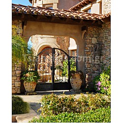 Iron gate with arch, Roman