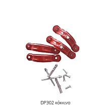 WATER FLOW, PIPE SUPPORT Φ75 RED (2PCS)  WATER FLOW, PIPE SUPPORT Φ75 RED (2PCS)