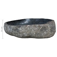 Washbasin River Stone Oval 45-53 cm.