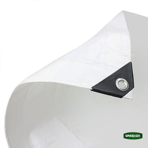 Αδιάβροχος Μουσαμάς - Τέντα, 4x5m, 120gr/m² GRASHER Με Κρίκους