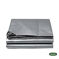 Αδιάβροχος Μουσαμάς - Τέντα, 4x5m, 120gr/m² GRASHER Με Κρίκους