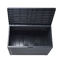Μπαούλο Αποθήκευσης Κήπου 190lt PROSPERPLAST Woodebox MBWL190-S433 78x43,3x55Y cm Ανθρακί ή Καφέ