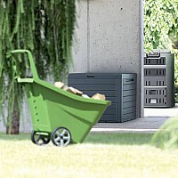 Μπαούλο Αποθήκευσης Κήπου 190lt PROSPERPLAST Woodebox MBWL190-S433 78x43,3x55Y cm Ανθρακί ή Καφέ