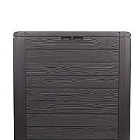 Μπαούλο Αποθήκευσης Κήπου 280lt PROSPERPLAST Woodebox MBWL280-S433 116x43,80x55Ycm Ανθρακί ή Καφέ