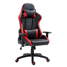 A6370 ΜΑΥΡΟ/ΚΟΚΚΙΝΟ ΠΟΛΥΘΡΟΝΑ GAMING 