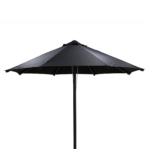 ΟΜΠΡΕΛΑ Φ.230 BLACK ΑΛΟΥΜ.8ΑΚΤ.16Χ26 ΙΣΤΟΣ 1Φ.48Χ2mm,Ομπρέλες,Έπιπλα κήπου