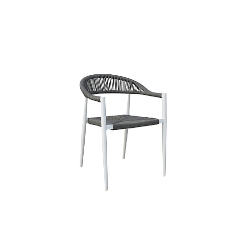 VALERIA WHITE/GREY ΠΟΛ/ΝΑ ΑΛΟΥΜΙΝΙΟΥ 57Χ57Χ78εκ. VALERIA WHITE/GREY ΠΟΛ/ΝΑ ΑΛΟΥΜΙΝΙΟΥ 57Χ57Χ78εκ.,Έπιπλα κήπου > Πολυθρόνες - Καρέκλες κήπου,Έπιπλα κήπου