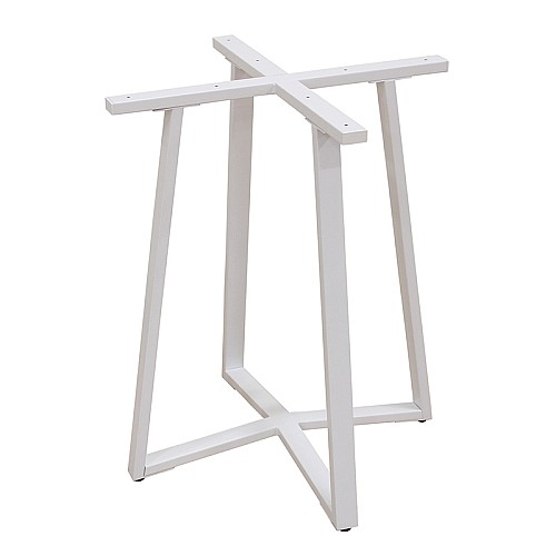 BISTRO 60X60X72εκ. WHITE ΒΑΣΗ ΜΕΤΑΛΛΙΚΗ ΜΕ ΡΕΓ/ΡΟΥΣ BISTRO 60X60X72εκ. WHITE ΒΑΣΗ ΜΕΤΑΛΛΙΚΗ ΜΕ ΡΕΓ/ΡΟΥΣ,Βάσεις επιφάνειας τραπεζιών,Έπιπλα εσωτερικού χώρου