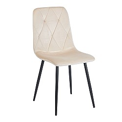 EVA BEIGE VELVET ΥΦΑΣΜΑ ΚΑΡΕΚΛΑ ΜΕΤΑΛΛΙΚΗ EVA BEIGE VELVET ΥΦΑΣΜΑ ΚΑΡΕΚΛΑ ΜΕΤΑΛΛΙΚΗ
