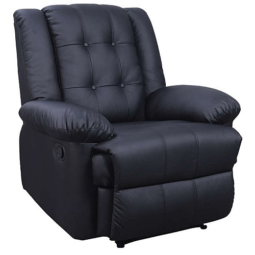 SCARLET RELAX ΠΟΛΥΘΡΟΝΑ ΜΑΥΡΟ PU,Έπιπλα εσωτερικού χώρου > Καναπέδες,Έπιπλα εσωτερικού χώρου