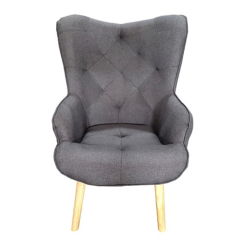 ADRIA ΜΠΕΡΖΕΡΑ DARK GREY ΥΦΑΣΜΑ,Έπιπλα εσωτερικού χώρου > Πολυθρόνες σαλονιού,Έπιπλα εσωτερικού χώρου