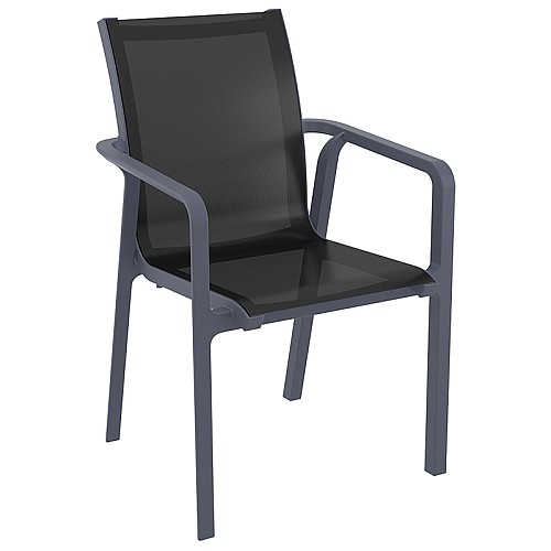 PACIFIC ΠΟΛΥΘΡΟΝΑ DARK GREY/BLACK ΠΟΛ/ΝΙΟΥ PACIFIC ΠΟΛΥΘΡΟΝΑ DARK GREY/BLACK ΠΟΛ/ΝΙΟΥ,Έπιπλα κήπου > Πολυθρόνες - Καρέκλες κήπου,Έπιπλα κήπου