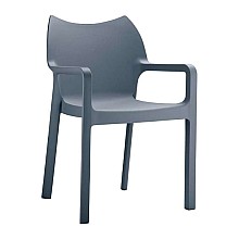 DIVA DARK GREY ΠΟΛΥΘΡΟΝΑ ΠΟΛ/ΝΙΟΥ  DIVA DARK GREY ΠΟΛΥΘΡΟΝΑ ΠΟΛ/ΝΙΟΥ