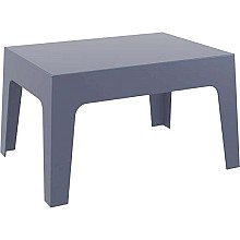 BOX DARK GREY ΤΡΑΠΕΖΙ 70Χ50Χ43εκ. ΠΟΛ/ΝΙΟΥ  BOX DARK GREY ΤΡΑΠΕΖΙ 70Χ50Χ43εκ. ΠΟΛ/ΝΙΟΥ