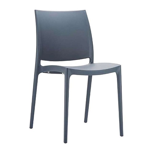MAYA ΚΑΡΕΚΛΑ DARK GREY ΠΟΛ/ΝΙΟΥ MAYA ΚΑΡΕΚΛΑ DARK GREY ΠΟΛ/ΝΙΟΥ,Έπιπλα κήπου > Πολυθρόνες - Καρέκλες κήπου,Έπιπλα κήπου