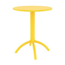 OCTOPUS Φ60Χ75εκ.YELLOW ΤΡΑΠΕΖΙ ΠΟΛ/ΝΙΟΥ  OCTOPUS Φ60Χ75εκ.YELLOW ΤΡΑΠΕΖΙ ΠΟΛ/ΝΙΟΥ