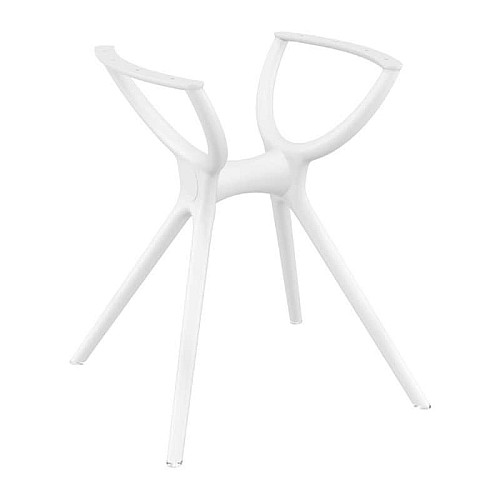 AIR ΒΑΣΗ WHITE SMALL 58X58X72,5εκ. ΠΟΛ/ΝΙΟΥ,Βάσεις επιφάνειας τραπεζιών,Έπιπλα εσωτερικού χώρου