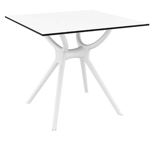 AIR ΤΡΑΠΕΖΙ 80Χ80Χ74εκ. WHITE LAMINATE 12mm AIR ΤΡΑΠΕΖΙ 80Χ80Χ74εκ. WHITE LAMINATE 12mm,Έπιπλα κήπου > Τραπέζια κήπου,Έπιπλα κήπου
