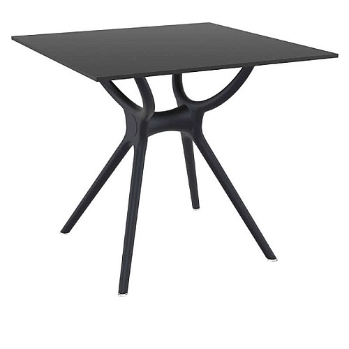 AIR ΤΡΑΠΕΖΙ 80Χ80Χ74εκ. BLACK LAMINATE 12mm AIR ΤΡΑΠΕΖΙ 80Χ80Χ74εκ. BLACK LAMINATE 12mm,Έπιπλα κήπου > Τραπέζια κήπου,Έπιπλα κήπου