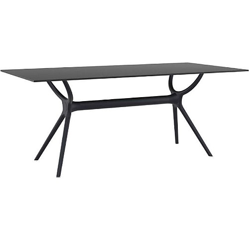 AIR ΤΡΑΠΕΖΙ 180Χ90Χ74εκ. BLACK LAMINATE 12mm AIR ΤΡΑΠΕΖΙ 180Χ90Χ74εκ. BLACK LAMINATE 12mm,Έπιπλα κήπου > Τραπέζια κήπου,Έπιπλα κήπου