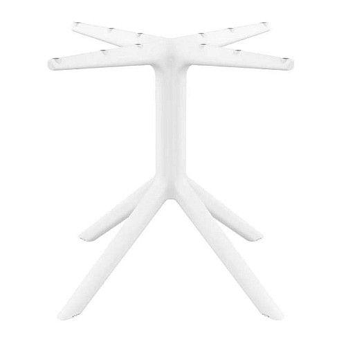 SKY WHITE ΒΑΣΗ 80X80X73εκ. ΠΟΛ/ΝΙΟΥ SKY WHITE ΒΑΣΗ 80X80X73εκ. ΠΟΛ/ΝΙΟΥ,Βάσεις επιφάνειας τραπεζιών,Έπιπλα εσωτερικού χώρου