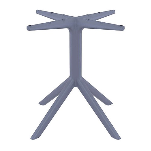 SKY DARK GREY ΒΑΣΗ 80X80X73εκ. ΠΟΛ/ΝΙΟΥ SKY DARK GREY ΒΑΣΗ 80X80X73εκ. ΠΟΛ/ΝΙΟΥ,Βάσεις επιφάνειας τραπεζιών,Έπιπλα εσωτερικού χώρου
