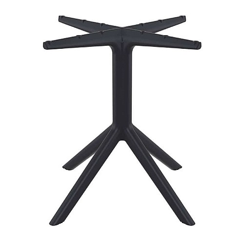 SKY BLACK ΒΑΣΗ 80X80X73εκ. ΠΟΛ/ΝΙΟΥ SKY BLACK ΒΑΣΗ 80X80X73εκ. ΠΟΛ/ΝΙΟΥ,Βάσεις επιφάνειας τραπεζιών,Έπιπλα εσωτερικού χώρου