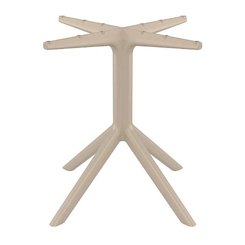 SKY TAUPE ΒΑΣΗ 80X80X73εκ. ΠΟΛ/ΝΙΟΥ SKY TAUPE ΒΑΣΗ 80X80X73εκ. ΠΟΛ/ΝΙΟΥ,Βάσεις επιφάνειας τραπεζιών,Έπιπλα εσωτερικού χώρου