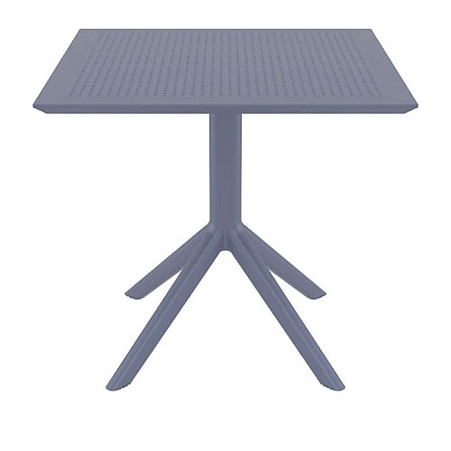 SKY DARK GREY 80X80X74εκ. ΤΡΑΠΕΖΙ ΠΟΛ/ΝΙΟΥ SKY DARK GREY 80X80X74εκ. ΤΡΑΠΕΖΙ ΠΟΛ/ΝΙΟΥ,Έπιπλα κήπου > Τραπέζια κήπου,Έπιπλα κήπου