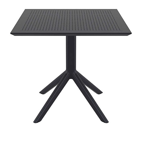 SKY BLACK 80X80X74εκ. ΤΡΑΠΕΖΙ ΠΟΛ/ΝΙΟΥ SKY BLACK 80X80X74εκ. ΤΡΑΠΕΖΙ ΠΟΛ/ΝΙΟΥ,Έπιπλα κήπου > Τραπέζια κήπου,Έπιπλα κήπου