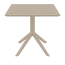 SKY TAUPE 80X80X74εκ. ΤΡΑΠΕΖΙ ΠΟΛ/ΝΙΟΥ  SKY TAUPE 80X80X74εκ. ΤΡΑΠΕΖΙ ΠΟΛ/ΝΙΟΥ