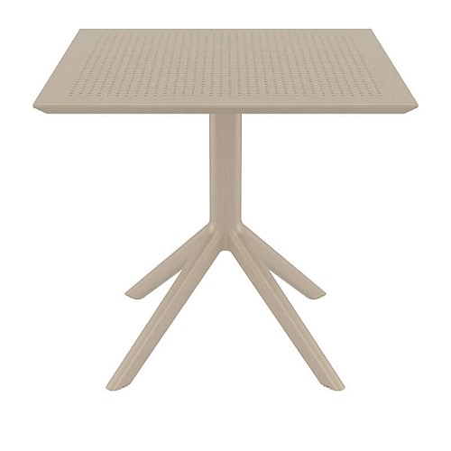 SKY TAUPE 80X80X74εκ. ΤΡΑΠΕΖΙ ΠΟΛ/ΝΙΟΥ SKY TAUPE 80X80X74εκ. ΤΡΑΠΕΖΙ ΠΟΛ/ΝΙΟΥ,Έπιπλα κήπου > Τραπέζια κήπου,Έπιπλα κήπου