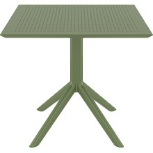 SKY OLIVE GREEN 80X80X74εκ. ΤΡΑΠΕΖΙ  ΠΟΛ/ΝΙΟΥ  SKY OLIVE GREEN 80X80X74εκ. ΤΡΑΠΕΖΙ  ΠΟΛ/ΝΙΟΥ