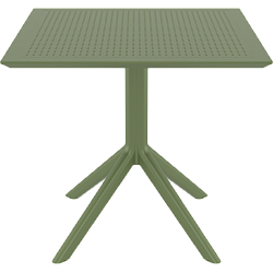 SKY OLIVE GREEN 80X80X74εκ. ΤΡΑΠΕΖΙ  ΠΟΛ/ΝΙΟΥ SKY OLIVE GREEN 80X80X74εκ. ΤΡΑΠΕΖΙ  ΠΟΛ/ΝΙΟΥ