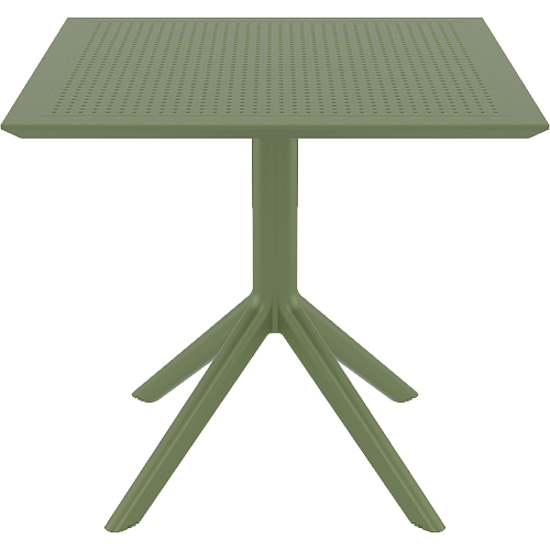 SKY OLIVE GREEN 80X80X74εκ. ΤΡΑΠΕΖΙ  ΠΟΛ/ΝΙΟΥ SKY OLIVE GREEN 80X80X74εκ. ΤΡΑΠΕΖΙ  ΠΟΛ/ΝΙΟΥ,Έπιπλα κήπου > Τραπέζια κήπου,Έπιπλα κήπου