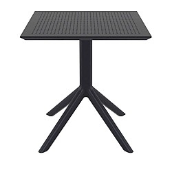 SKY BLACK 70X70X74εκ. ΤΡΑΠΕΖΙ ΠΟΛ/ΝΙΟΥ SKY BLACK 70X70X74εκ. ΤΡΑΠΕΖΙ ΠΟΛ/ΝΙΟΥ