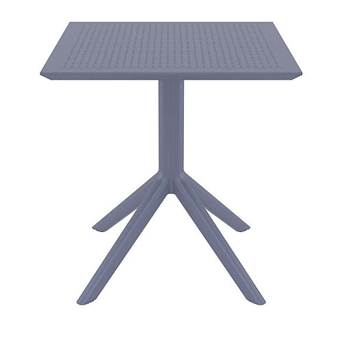 SKY DARK GREY 70X70X74εκ. ΤΡΑΠΕΖΙ ΠΟΛ/ΝΙΟΥ SKY DARK GREY 70X70X74εκ. ΤΡΑΠΕΖΙ ΠΟΛ/ΝΙΟΥ,Έπιπλα κήπου > Τραπέζια κήπου,Έπιπλα κήπου