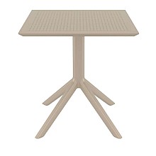 SKY TAUPE 70X70X74εκ. ΤΡΑΠΕΖΙ ΠΟΛ/ΝΙΟΥ  SKY TAUPE 70X70X74εκ. ΤΡΑΠΕΖΙ ΠΟΛ/ΝΙΟΥ