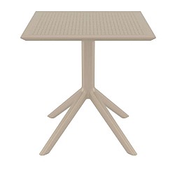 SKY TAUPE 70X70X74εκ. ΤΡΑΠΕΖΙ ΠΟΛ/ΝΙΟΥ SKY TAUPE 70X70X74εκ. ΤΡΑΠΕΖΙ ΠΟΛ/ΝΙΟΥ