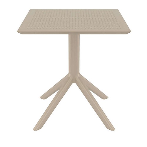 SKY TAUPE 70X70X74εκ. ΤΡΑΠΕΖΙ ΠΟΛ/ΝΙΟΥ SKY TAUPE 70X70X74εκ. ΤΡΑΠΕΖΙ ΠΟΛ/ΝΙΟΥ,Έπιπλα κήπου > Τραπέζια κήπου,Έπιπλα κήπου