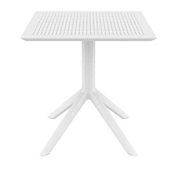 SKY WHITE 70X70X74εκ. ΤΡΑΠΕΖΙ ΠΟΛ/ΝΙΟΥ SKY WHITE 70X70X74εκ. ΤΡΑΠΕΖΙ ΠΟΛ/ΝΙΟΥ