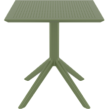 SKY OLIVE GREEN 70X70X74εκ. ΤΡΑΠΕΖΙ ΠΟΛ/ΝΙΟΥ  SKY OLIVE GREEN 70X70X74εκ. ΤΡΑΠΕΖΙ ΠΟΛ/ΝΙΟΥ