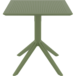 SKY OLIVE GREEN 70X70X74εκ. ΤΡΑΠΕΖΙ ΠΟΛ/ΝΙΟΥ SKY OLIVE GREEN 70X70X74εκ. ΤΡΑΠΕΖΙ ΠΟΛ/ΝΙΟΥ