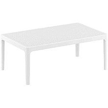 SKY WHITE 100Χ60Χ40εκ. ΤΡΑΠΕΖΙ ΠΟΛ/ΝΙΟΥ  SKY WHITE 100Χ60Χ40εκ. ΤΡΑΠΕΖΙ ΠΟΛ/ΝΙΟΥ